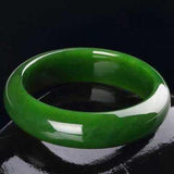 Natural Hetian Jade Green 54-64mm Bracelet Princess Jewelry