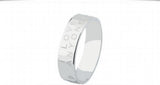 Titanium Stainless Steel Couple Rings with Creative English Letter Design