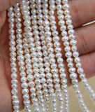 3.5-4mm Freshwater Pearl Loose Beads Full String DIY Jewelry