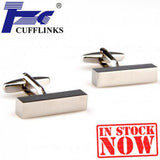 Elegant Metal Cufflink Set - 2 Pairs