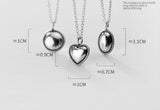 Thail Silver Oval Pendant Necklace GTLX2047