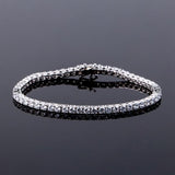 S925 Silver CZ Tennis Bracelet 3mm 4mm 5mm 6mm