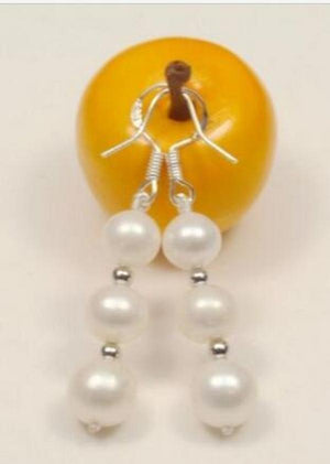 6-7-8mm AAA Round Akoya Pearl Earrings