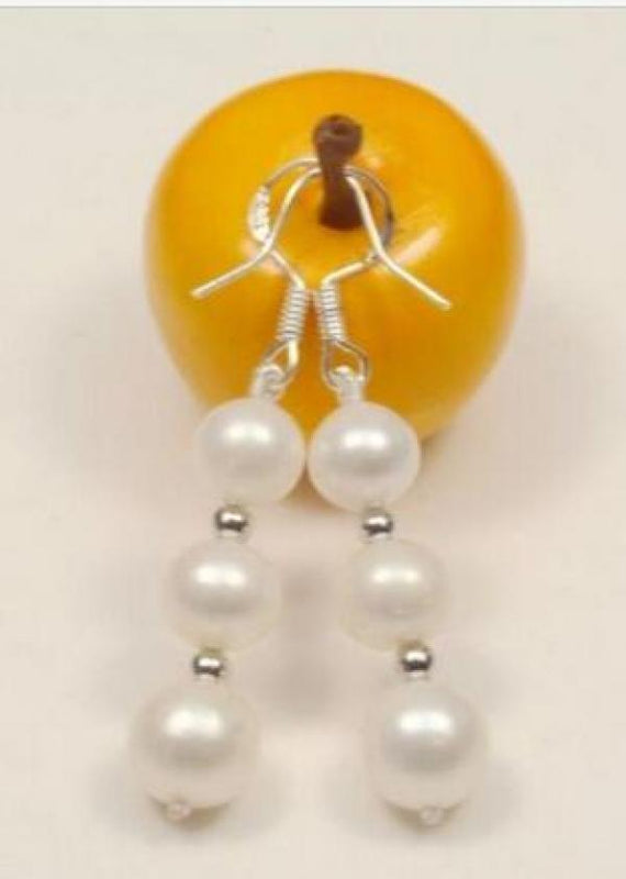 6-7-8mm AAA Round Akoya Pearl Earrings