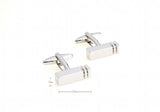 Lepton Classic Rectangle Cufflinks, Simple Design Cufflink Gift