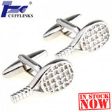 Tennis Racket Cufflink Cuff Link 2 Pairs - Promotion