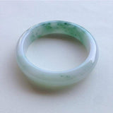 Zheru Jewelry Natural Burmese Emerald Flower Bracelet 54-64mm
