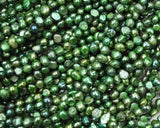Top Baroque Beads Deep Green Freshwater Pearl Jewellery