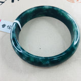 Zheru Jadeite Bracelet Natural Dark Green 54-62mm Female Jade A Certificate