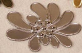 40 pcs Metal Stamping Chrysanthemum Flowers,56*48mm Decorative Metal Flowers