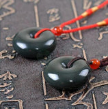 Hetian Jade Pendant Jewelry QINGYU Peace Buckle