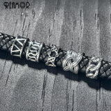 10x5mm Stainless Steel Slider Beads for Leather Bracelet DIY