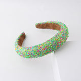 Personality Hair Light Small Bib Beads Headband Women's Headdress