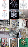 Crystal Snowflakes Car Trim Interrior Charms Ornament Xmas Craft