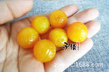 Yellow Agate Beads DIY Bracelet Women Jadeite Jade Jewelry 10pcs/lot