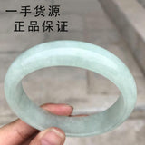 Natural Burmese Jadeite Light Bracelet 54-64mm Princess Jewelry Gift for Her
