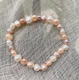 Sweet Girls Baroque Freshwater Pearl Bangle