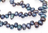 5x7mm Freshwater Pearl Beads 14in DIY Necklace LS3-079