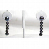 Freshwater Pearl Dangle Earrings S925 Sterling Silver Stud Jewelry