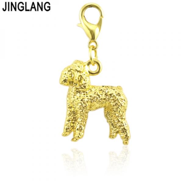 Alloy Dog Charms Pendant for DIY Jewelry, 12 Pieces