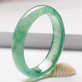 Zheru Jewelry Natural Burmese Emerald Light Green Bracelet