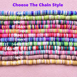 Personalized Stainless Steel Nameplate Beaded Choker Chain