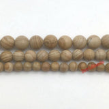 Natural Wood Stone Beads 6 8 10MM for Jewelry Making