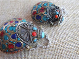Nepal Brass Small Snuff Bottles, Lovers Couple Gift