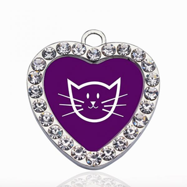 Pretty Kitty Circle Charm DIY Jewelry Accessories for Necklace & Bracelets