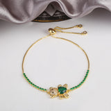 Teddy Bear Cz Crystal Bracelet for Women
