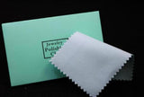 100pcs 10*7cm Silver Polishing Cloth Jewelry DIY Wiping Suede