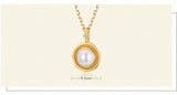 Geometric Rhombus Pearl Necklace 925 Silver Jewelry