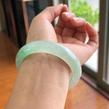 Burmese Jadeite Bracelet 54-64mm Natural Zheru Jewelry