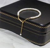 3.5-4mm Round Natural Small Pearl Bracelet