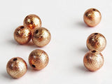 7mm Gibeon Iron Meteorite Moldavite Round Bead