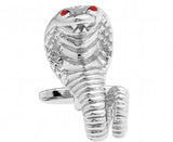 Crystal Snake Silver Cufflinks - Hot Seller
