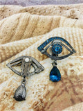 Europe and US O Lover Tears Crystal Ear Clip