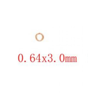 Arrival Wire Rose Colorwire Circle Round Closing Ring For Charms
