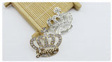 5 Rhinestone Crown Pendant Jewelry DIY Alloy Accessories