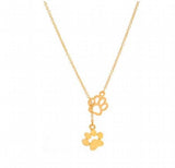 10pcs Dog Claw Best Friend Forever Necklace Set