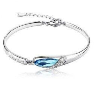 925 Silver Crystal Multicolor Zircon Bracelet