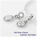 Mother Charms 925 Sterling Silver Beads for Bracelets
