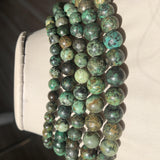4-12mm African Turquoise Stone Beads Round Smooth Loose Beads 15in