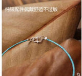 Natural Turquoise Bracelet Sterling Silver Beeswax Sky Fine Style