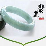 Myanmar Jade Light Green Bracelet 54mm-64mm Female Gift for Her