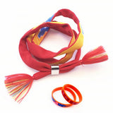 Hot Japan Anime Your Name Eomen Men Bracelet Sets Movie Red Lucky Wrap Bracelets