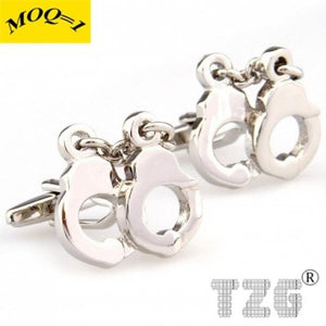 Handcuffs Cufflink Cuff Link 1 Pair
