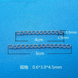 316L Stainless Steel Metal Jewelry DIY Necklace Bracelet Component