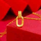 24k Pure Beads Pendants Yellow Jewelry Parts