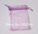 100pcs Mix Colors Organza Bags 9*12cm Wedding Gift Bags
